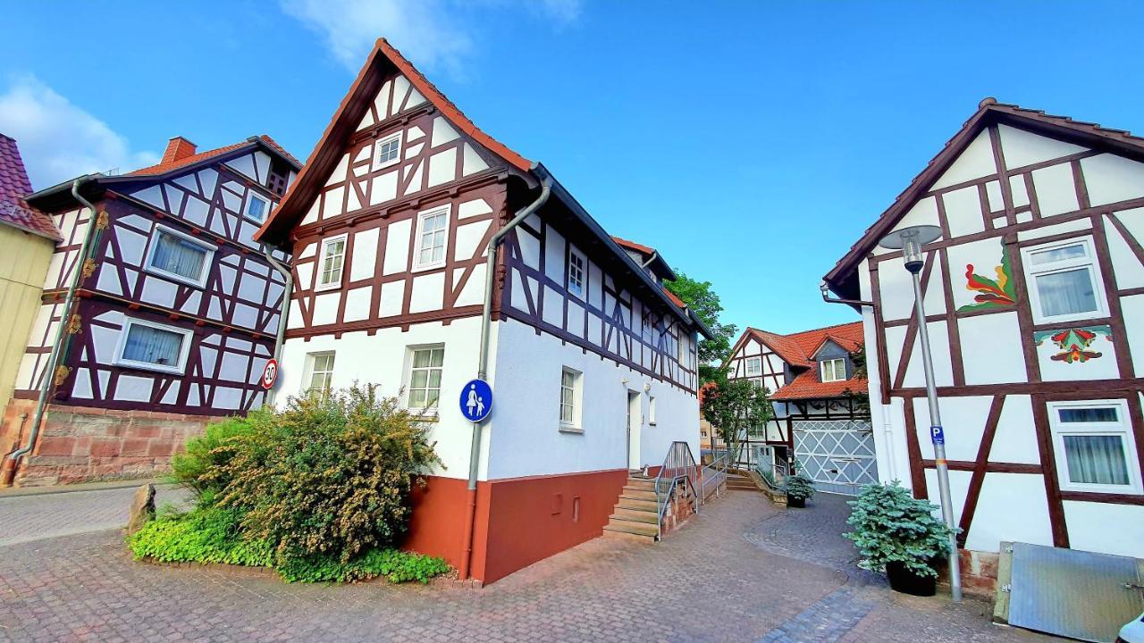 Zur Krone - Ferienhaus 2 Widdershausen Bagian luar foto